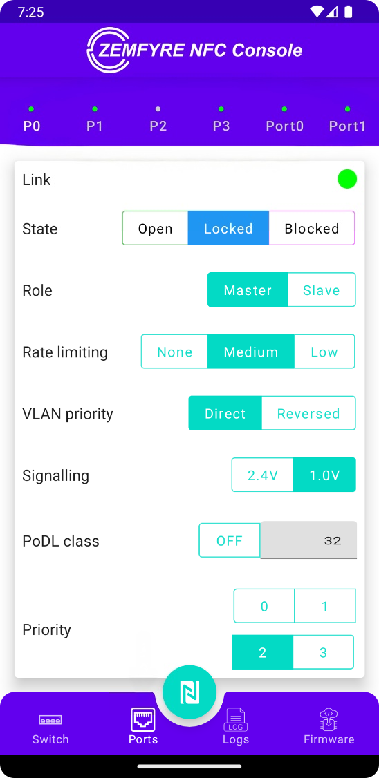 ZemLock console screen