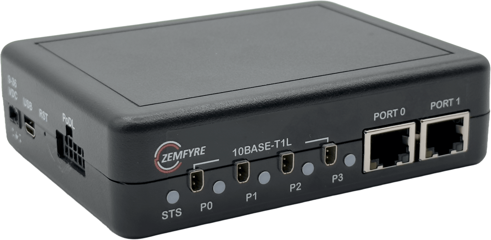 ZEM600L Secure Unmanaged Switch — front view